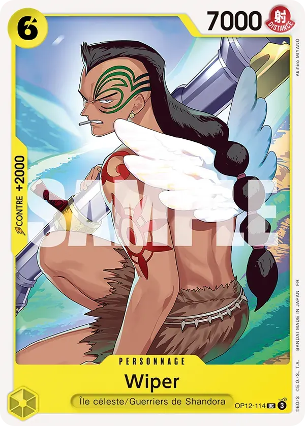 Wiper — carte One Piece TCG OP12-114 (L'Héritage du Maître)