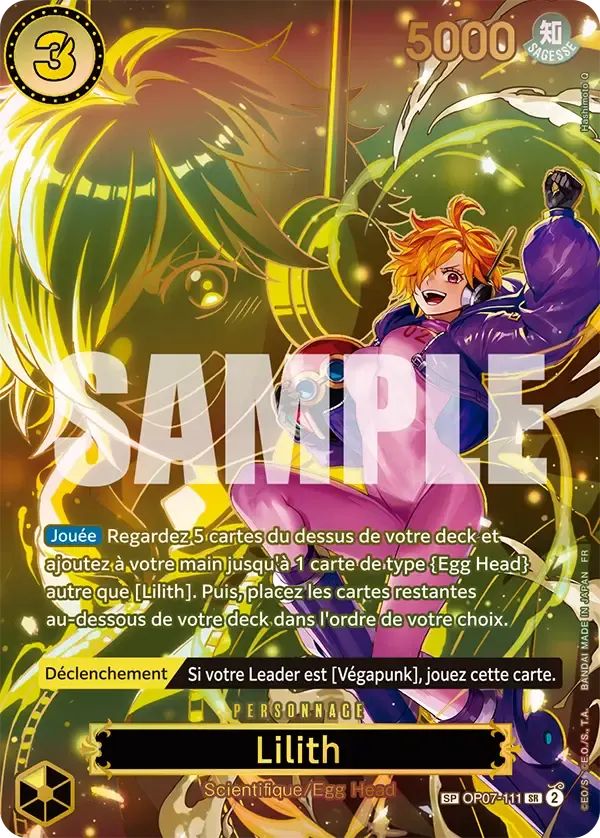 Lilith — carte One Piece TCG OP07-111 (Successeurs)