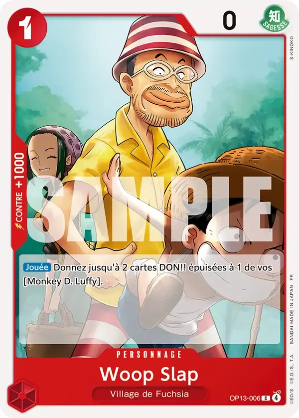 Woop Slap — carte One Piece TCG OP13-006 (Successeurs)