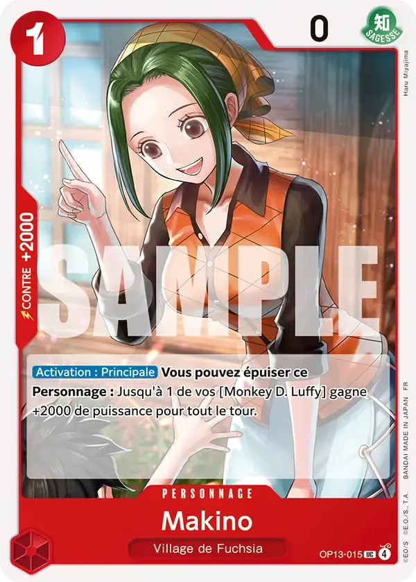 Makino — carte One Piece TCG OP13-015 (Successeurs)