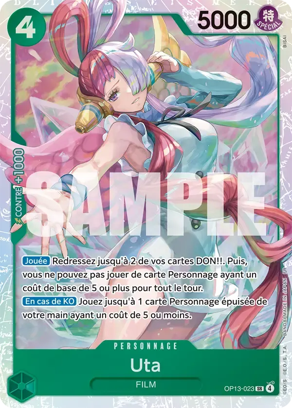 Uta — carte One Piece TCG OP13-023 (Successeurs)