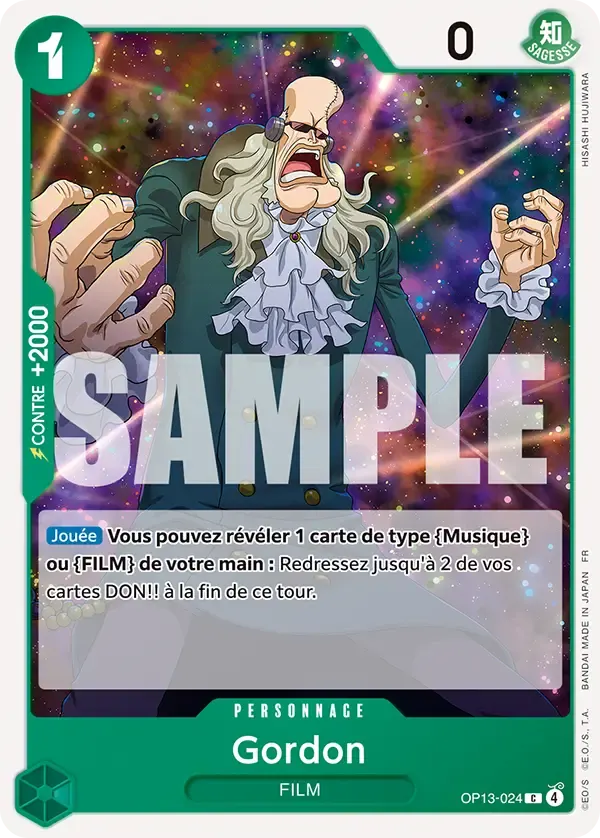 Gordon — carte One Piece TCG OP13-024 (Successeurs)