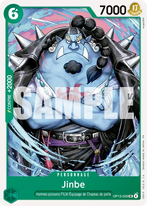 Jinbe — carte One Piece TCG OP13-029 (Successeurs)