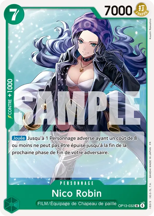 Nico Robin — carte One Piece TCG OP13-032 (Successeurs)