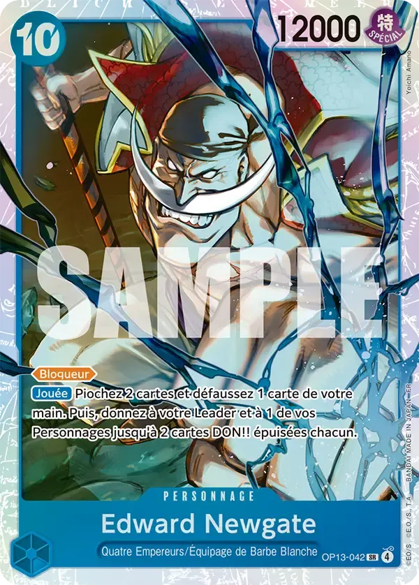 Edward Newgate — carte One Piece TCG OP13-042 (Successeurs)