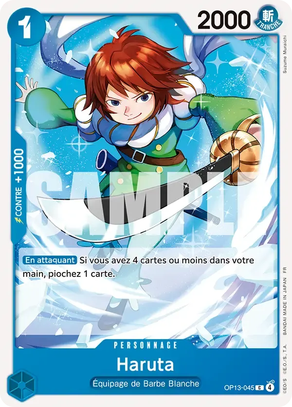 Haruta — carte One Piece TCG OP13-045 (Successeurs)