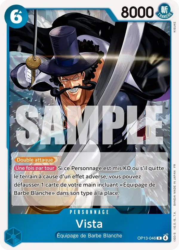 Vista — carte One Piece TCG OP13-046 (Successeurs)