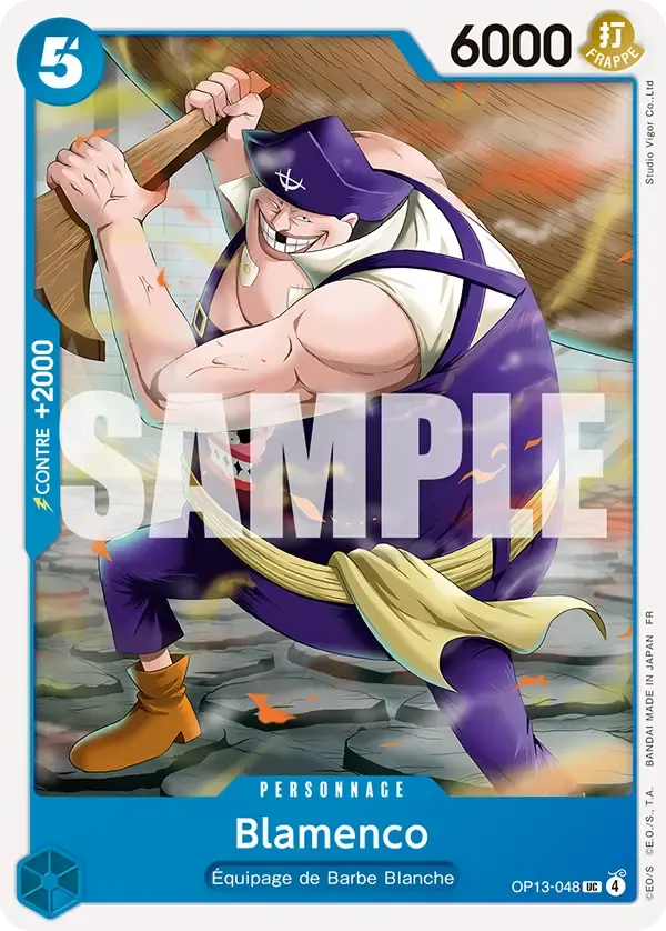 Blamenco — carte One Piece TCG OP13-048 (Successeurs)