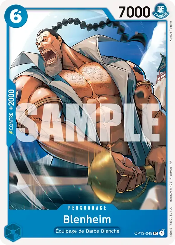 Blenheim — carte One Piece TCG OP13-049 (Successeurs)