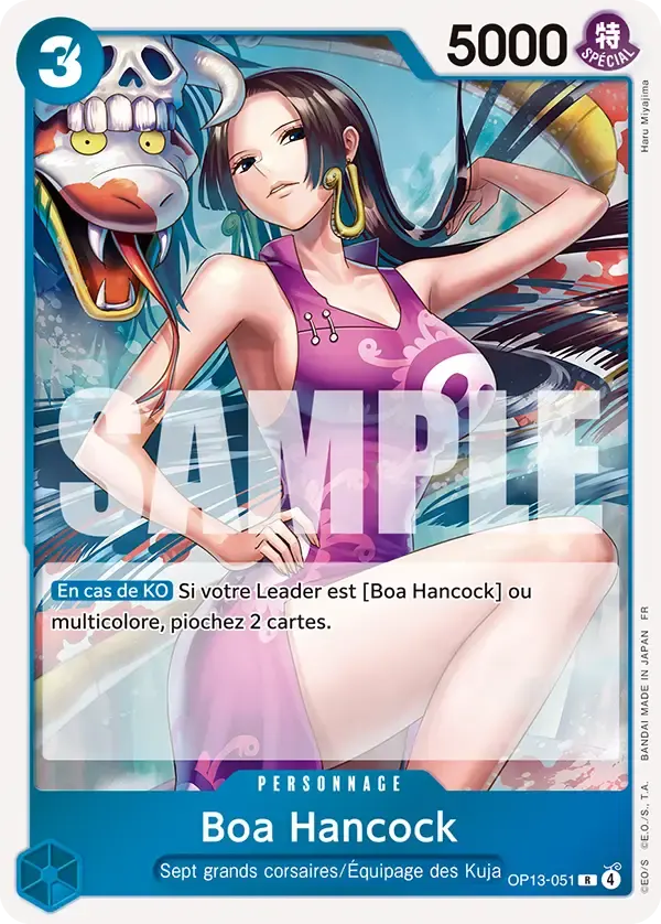 Boa Hancock — carte One Piece TCG OP13-051 (Successeurs)