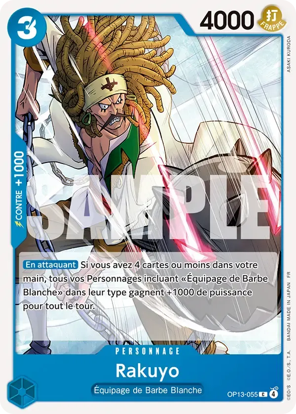 Rakuyo — carte One Piece TCG OP13-055 (Successeurs)