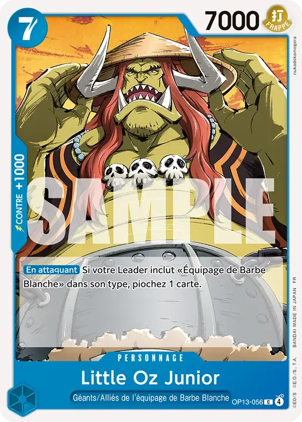 Little Oz Junior — carte One Piece TCG OP13-056 (Successeurs)