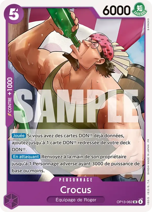 Crocus — carte One Piece TCG OP13-062 (Successeurs)