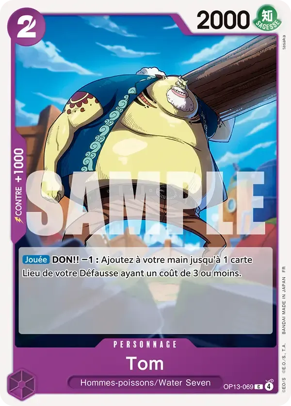 Tom — carte One Piece TCG OP13-069 (Successeurs)