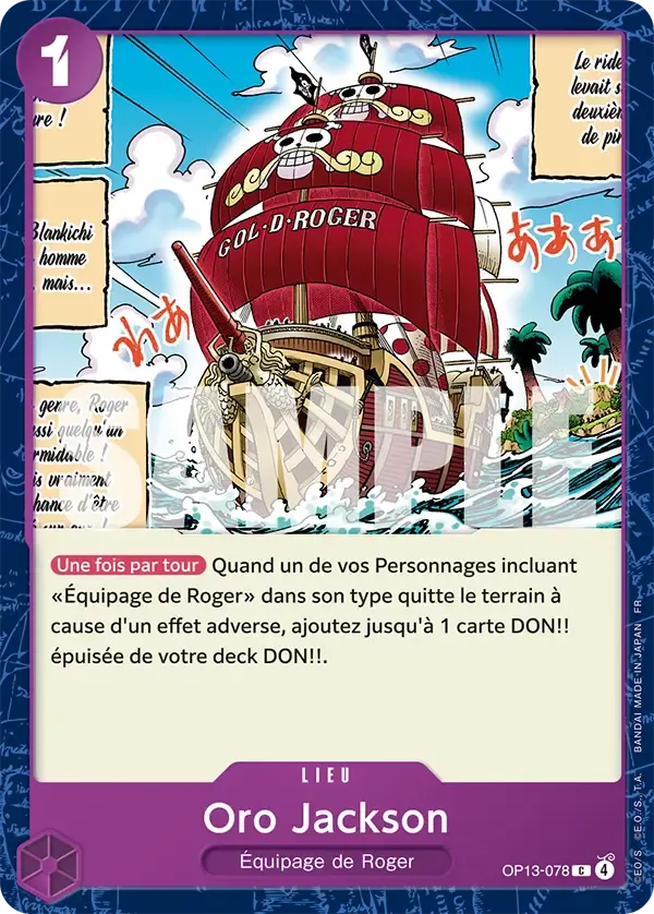 Oro Jackson — carte One Piece TCG OP13-078 (Successeurs)