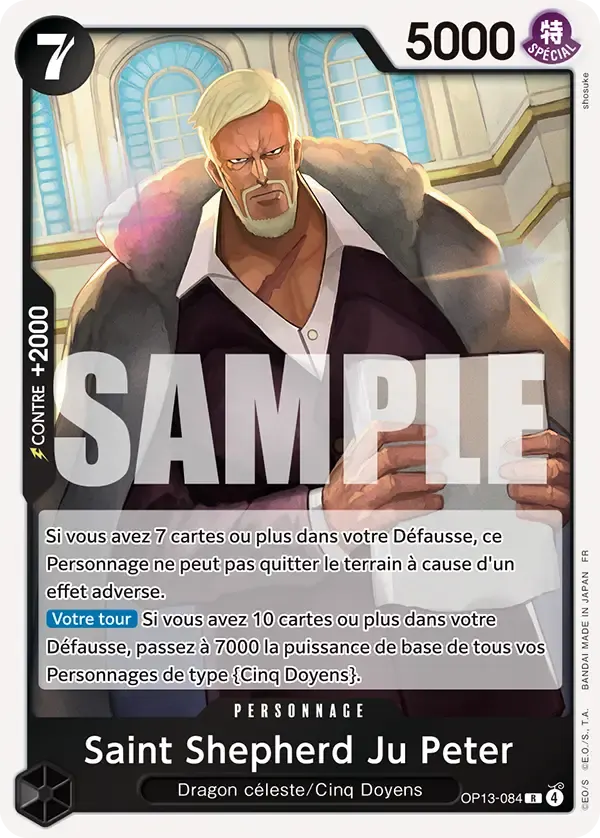 Saint Shepherd Ju Peter — carte One Piece TCG OP13-084 (Successeurs)