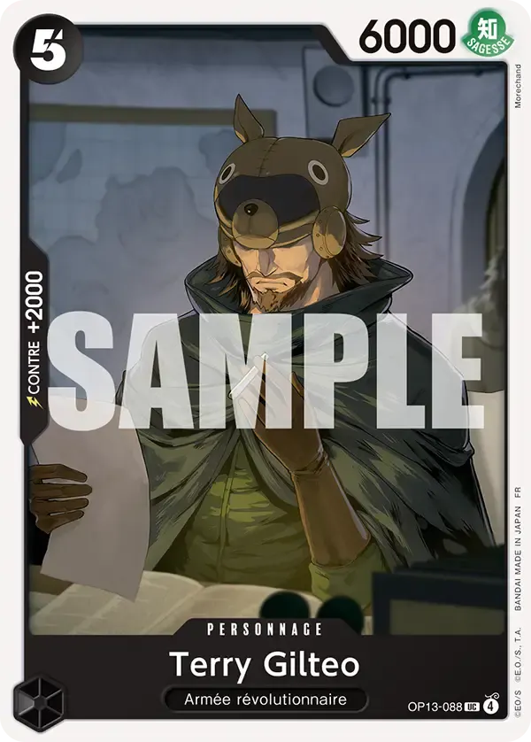 Terry Gilteo — carte One Piece TCG OP13-088 (Successeurs)