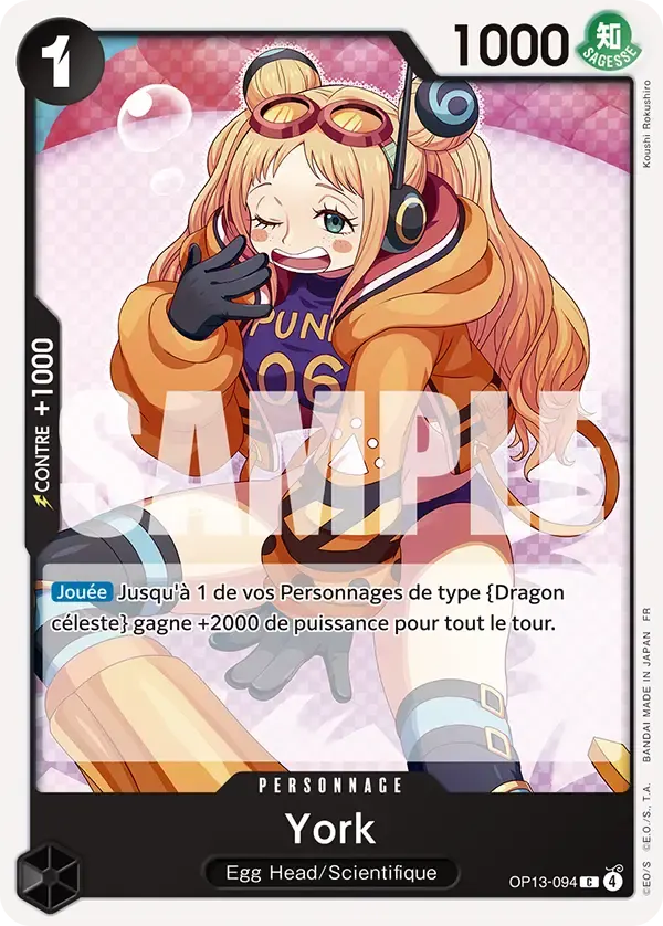 York — carte One Piece TCG OP13-094 (Successeurs)