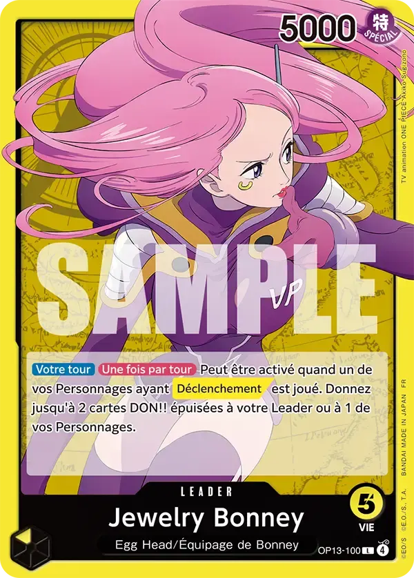 Jewelry Bonney — carte One Piece TCG OP13-100 (Successeurs)