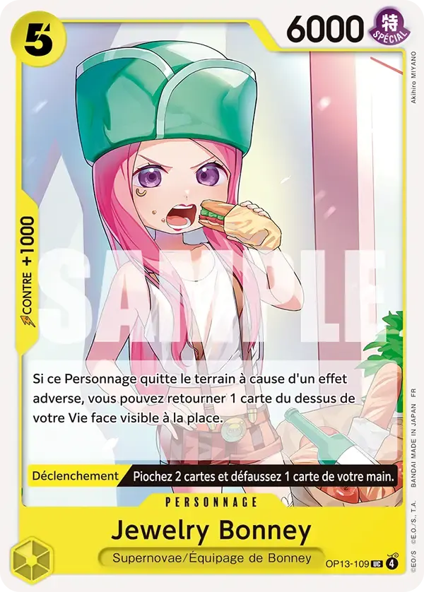 Jewelry Bonney — carte One Piece TCG OP13-109 (Successeurs)