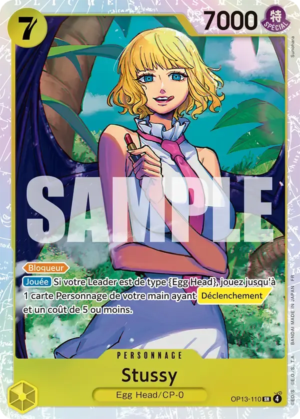 Stussy — carte One Piece TCG OP13-110 (Successeurs)