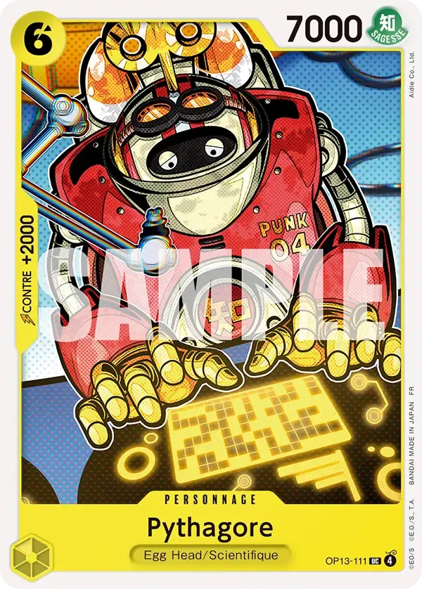 Pythagore — carte One Piece TCG OP13-111 (Successeurs)