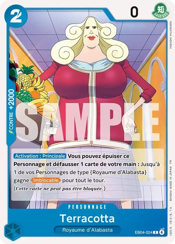 Terracotta — carte One Piece TCG EB04-024 (Les Sept de La Mer d'Azur)
