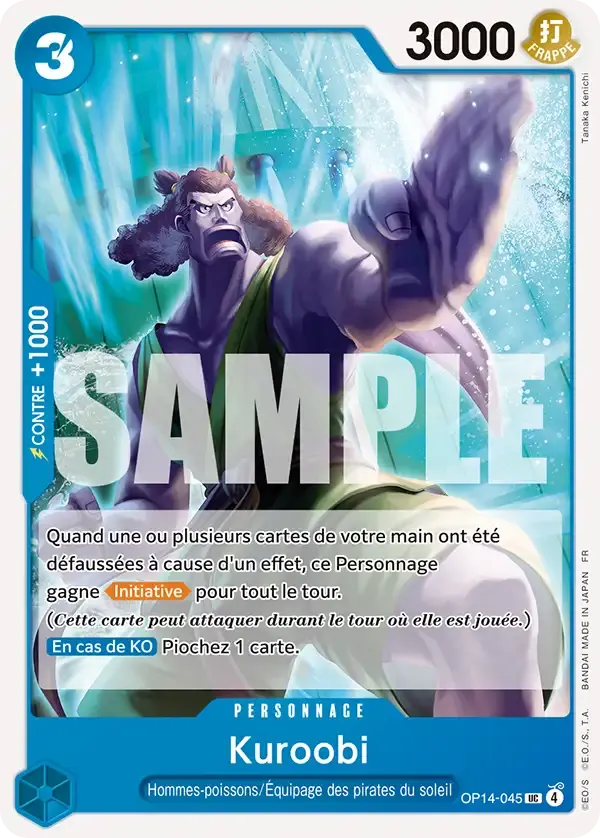 Kuroobi — carte One Piece TCG OP14-045 (Les Sept de La Mer d'Azur)