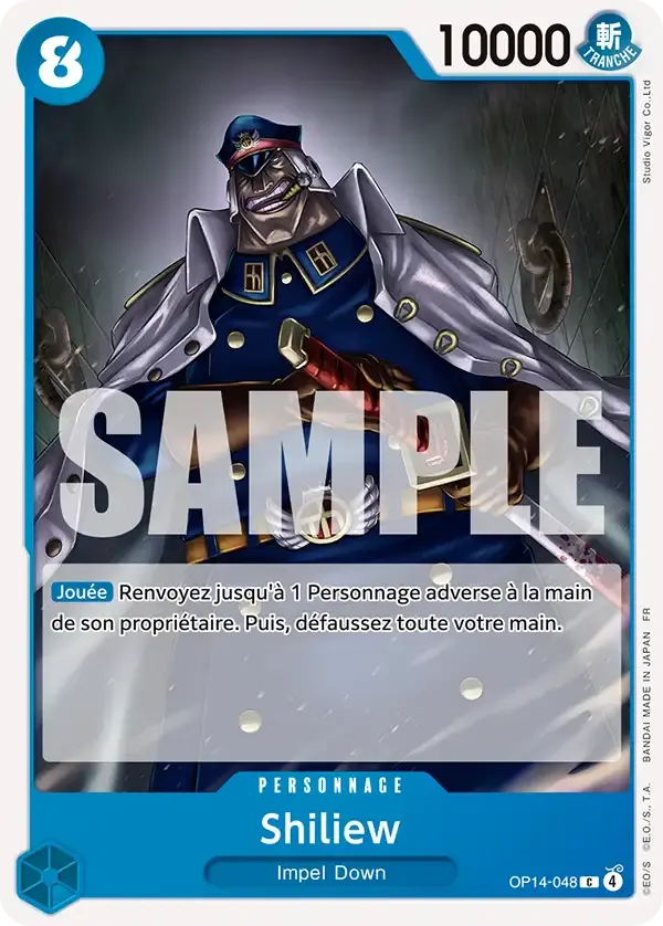 Shiliew — carte One Piece TCG OP14-048 (Les Sept de La Mer d'Azur)