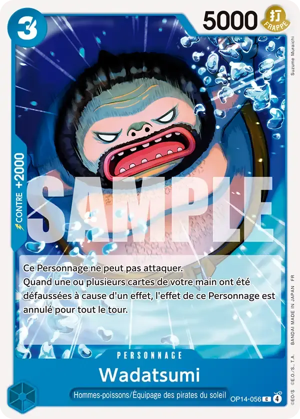 Wadatsumi — carte One Piece TCG OP14-056 (Les Sept de La Mer d'Azur)