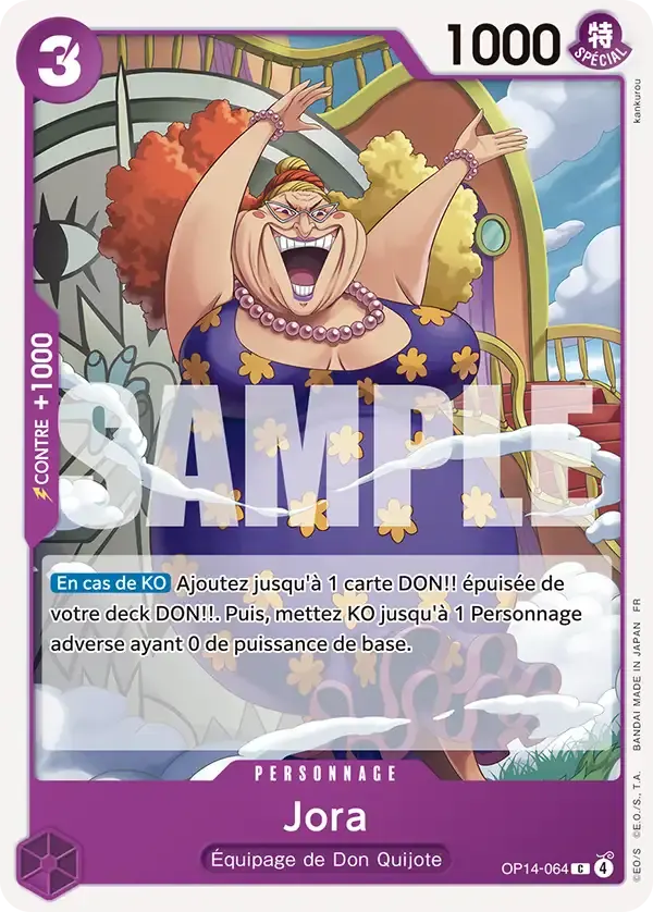 Jora — carte One Piece TCG OP14-064 (Les Sept de La Mer d'Azur)