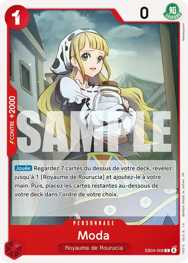 Moda — carte One Piece TCG EB04-006 (Aventure sur l’île de Dieu)