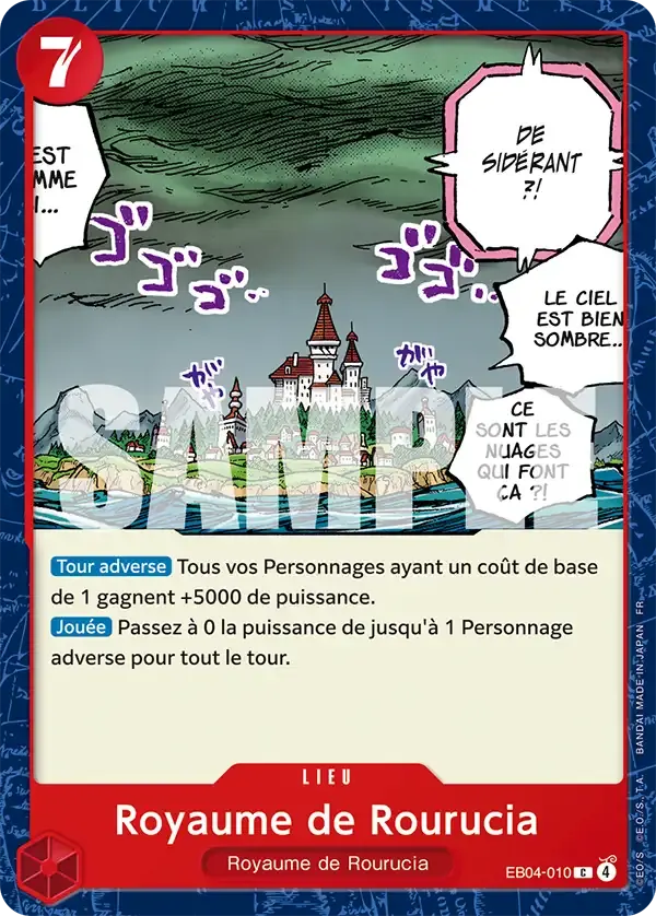 Royaume de Rourucia — carte One Piece TCG EB04-010 (Aventure sur l’île de Dieu)
