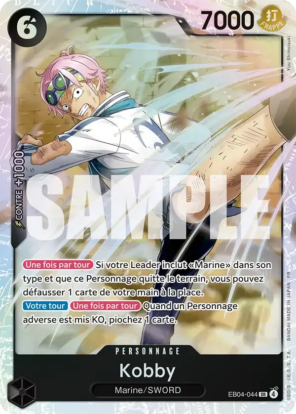 Kobby — carte One Piece TCG EB04-044 (Aventure sur l’île de Dieu)
