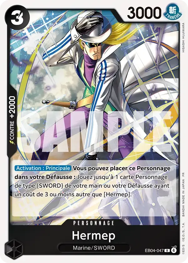 Hermep — carte One Piece TCG EB04-047 (Aventure sur l’île de Dieu)