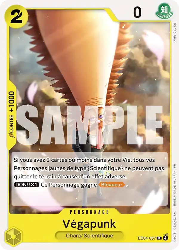 Végapunk — carte One Piece TCG EB04-057 (Aventure sur l’île de Dieu)
