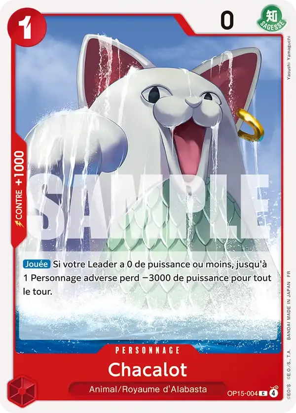 Chacalot — carte One Piece TCG OP15-004 (Aventure sur l’île de Dieu)