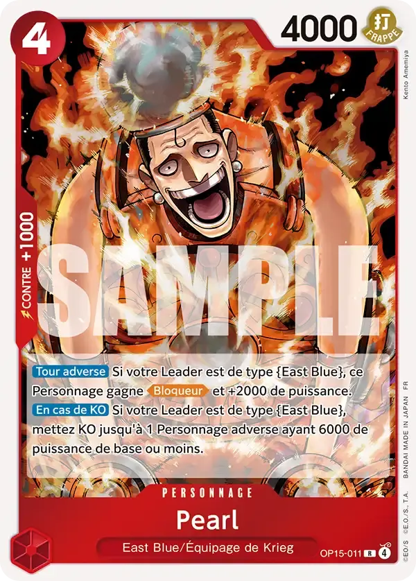 Pearl — carte One Piece TCG OP15-011 (Aventure sur l’île de Dieu)
