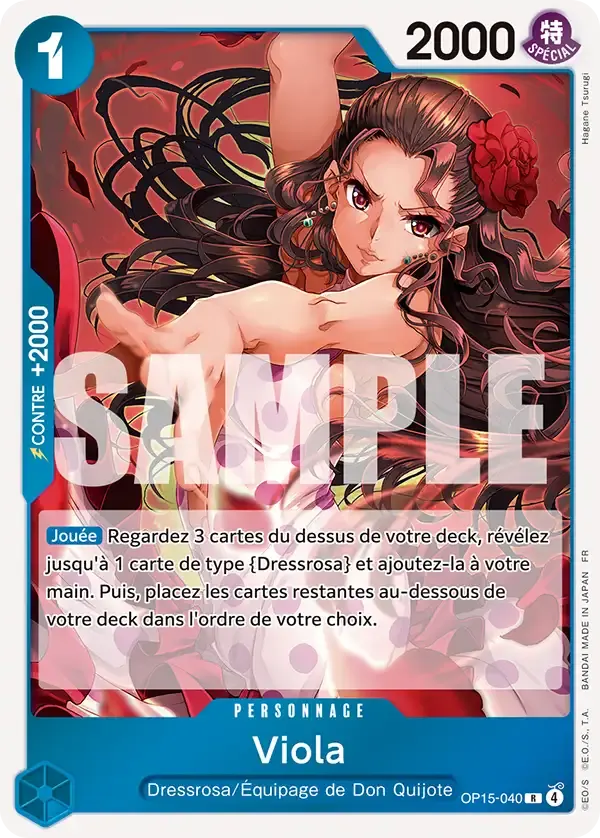 Viola — carte One Piece TCG OP15-040 (Aventure sur l’île de Dieu)