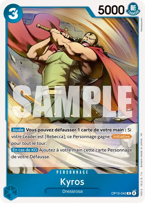 Kyros — carte One Piece TCG OP15-042 (Aventure sur l’île de Dieu)