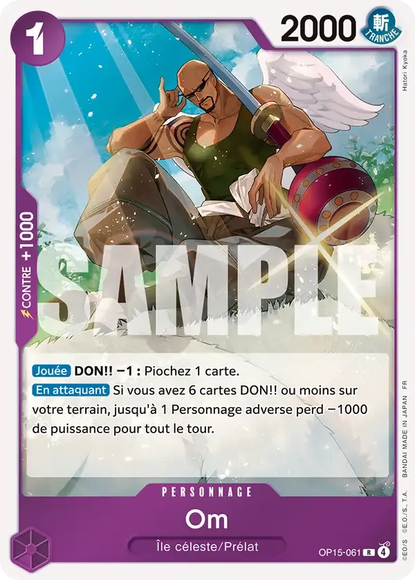 Om — carte One Piece TCG OP15-061 (Aventure sur l’île de Dieu)