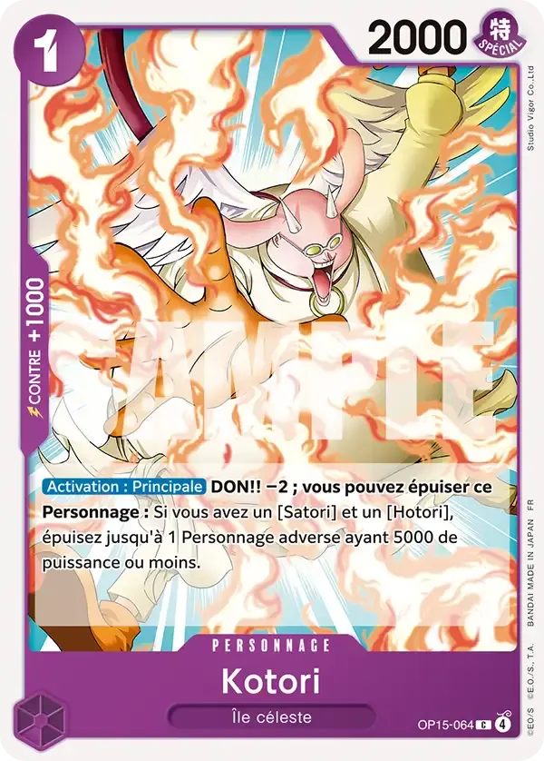 Kotori — carte One Piece TCG OP15-064 (Aventure sur l’île de Dieu)