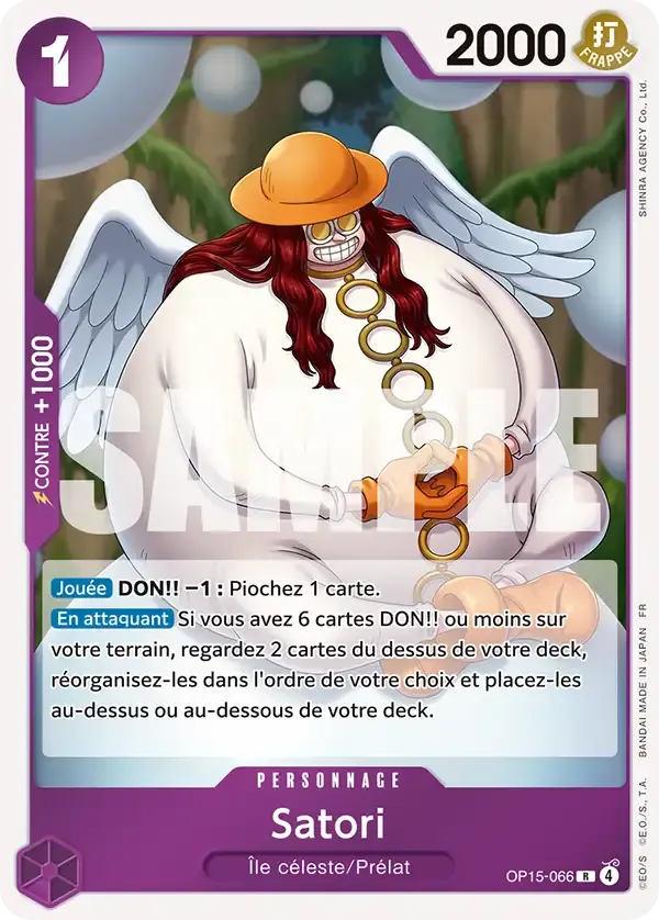 Satori — carte One Piece TCG OP15-066 (Aventure sur l’île de Dieu)