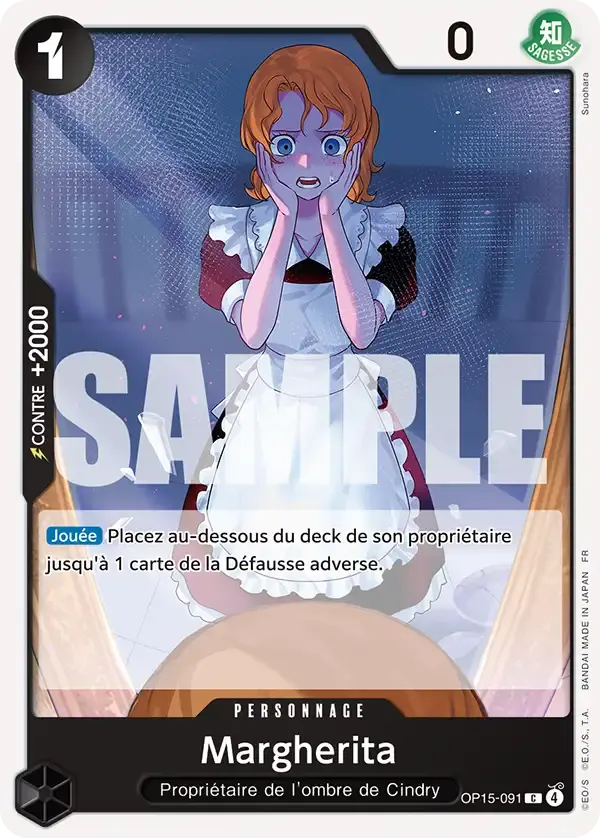 Margherita — carte One Piece TCG OP15-091 (Aventure sur l’île de Dieu)