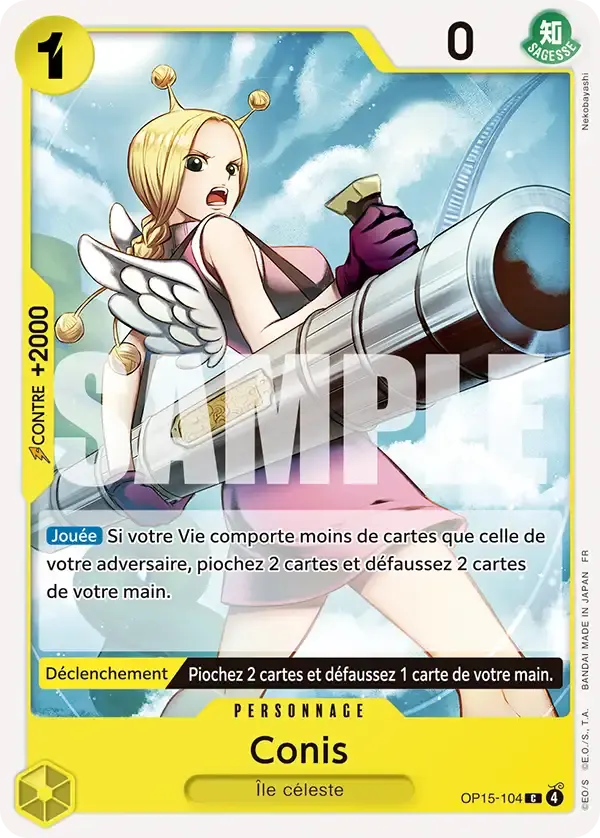 Conis — carte One Piece TCG OP15-104 (Aventure sur l’île de Dieu)