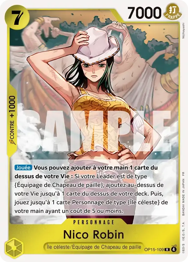 Nico Robin — carte One Piece TCG OP15-109 (Aventure sur l’île de Dieu)