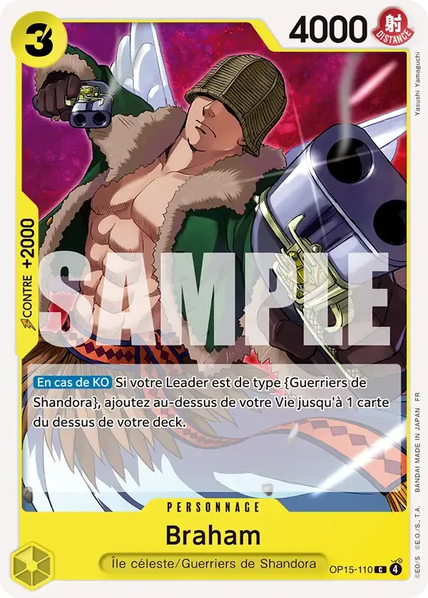 Braham — carte One Piece TCG OP15-110 (Aventure sur l’île de Dieu)