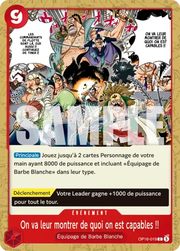 On va leur montrer de quoi on est capables !!