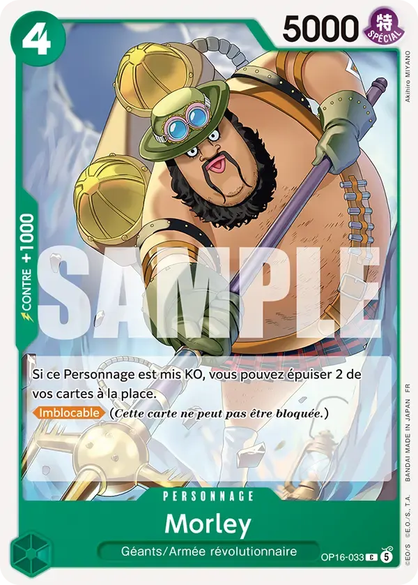 Morley — carte One Piece TCG OP16-033 (L'Heure de la Bataille Décisive)