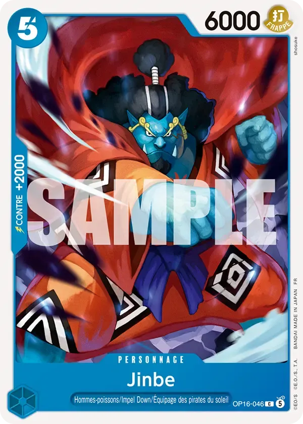 Jinbe — carte One Piece TCG OP16-046 (L'Heure de la Bataille Décisive)